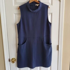 Simply Noelle Full zip sleeveless Navy woman’s Simply Noelle dress